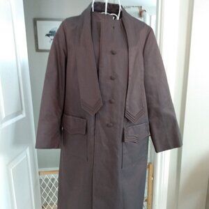 Vintage '60's aubergine Simpson's raincoat